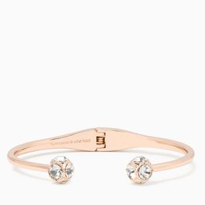 Kate Spade rose gold hinge bangle bracelet